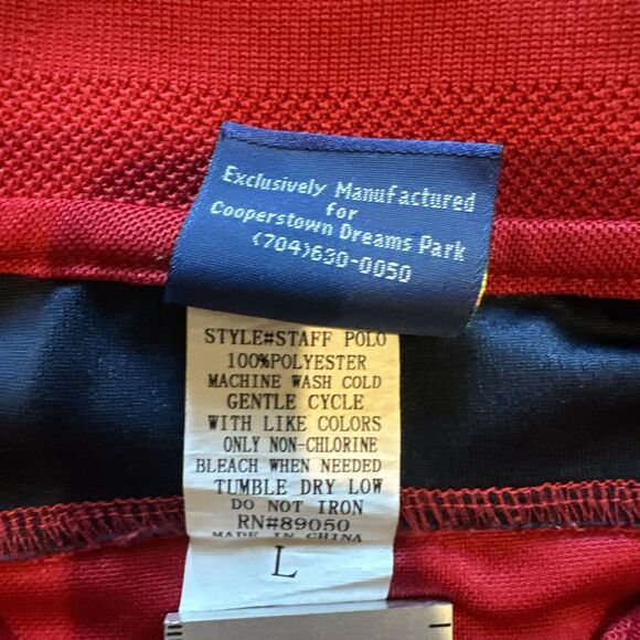 Dreams Park Cooperstown MLB Hall of Fame Polo Shirt Embroidered Size L Baseball - Picture 8 of 9